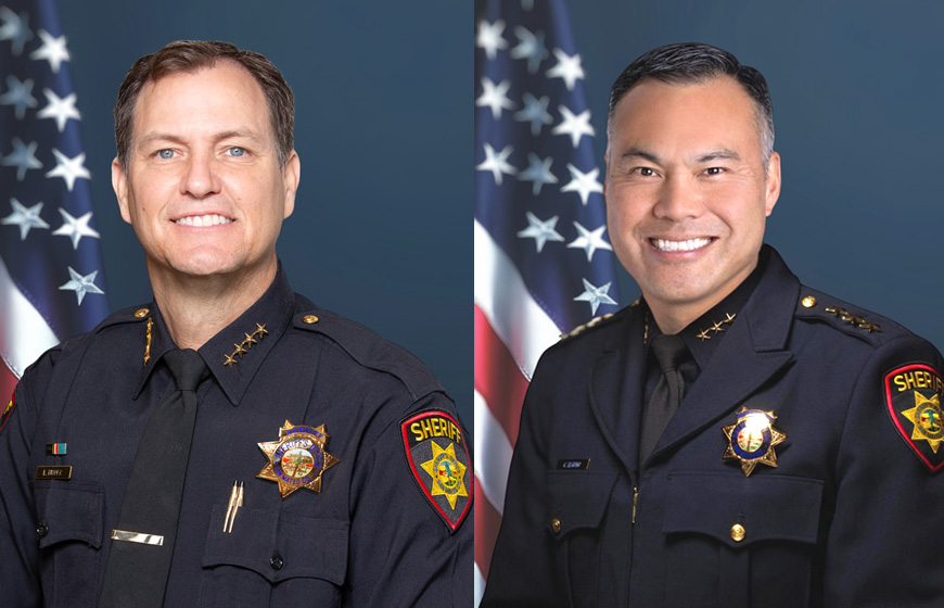 Sheriff Binder and Undersheriff Hsiung